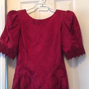 🍁Damask print  cocktail dress - vintage